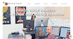 Desktop Screenshot of faktor.fi